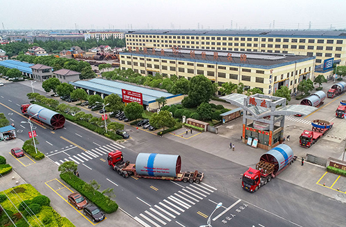 鵬飛集團首批烏茲別克斯坦水泥生產線設備啟程發(fā)運